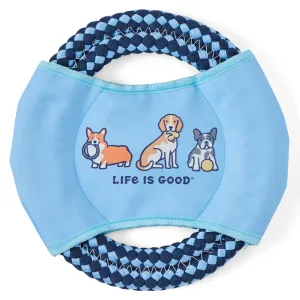 Vintage Dogs Double Rope Disc