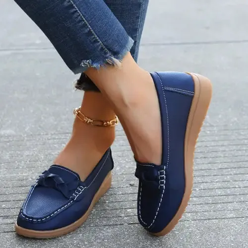 Wedge Heeled Loafers