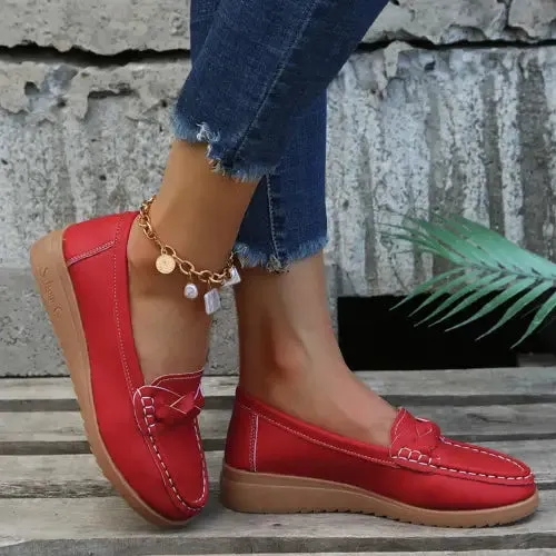 Wedge Heeled Loafers