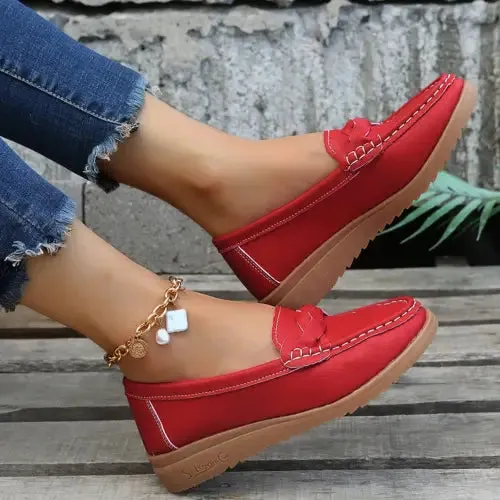 Wedge Heeled Loafers