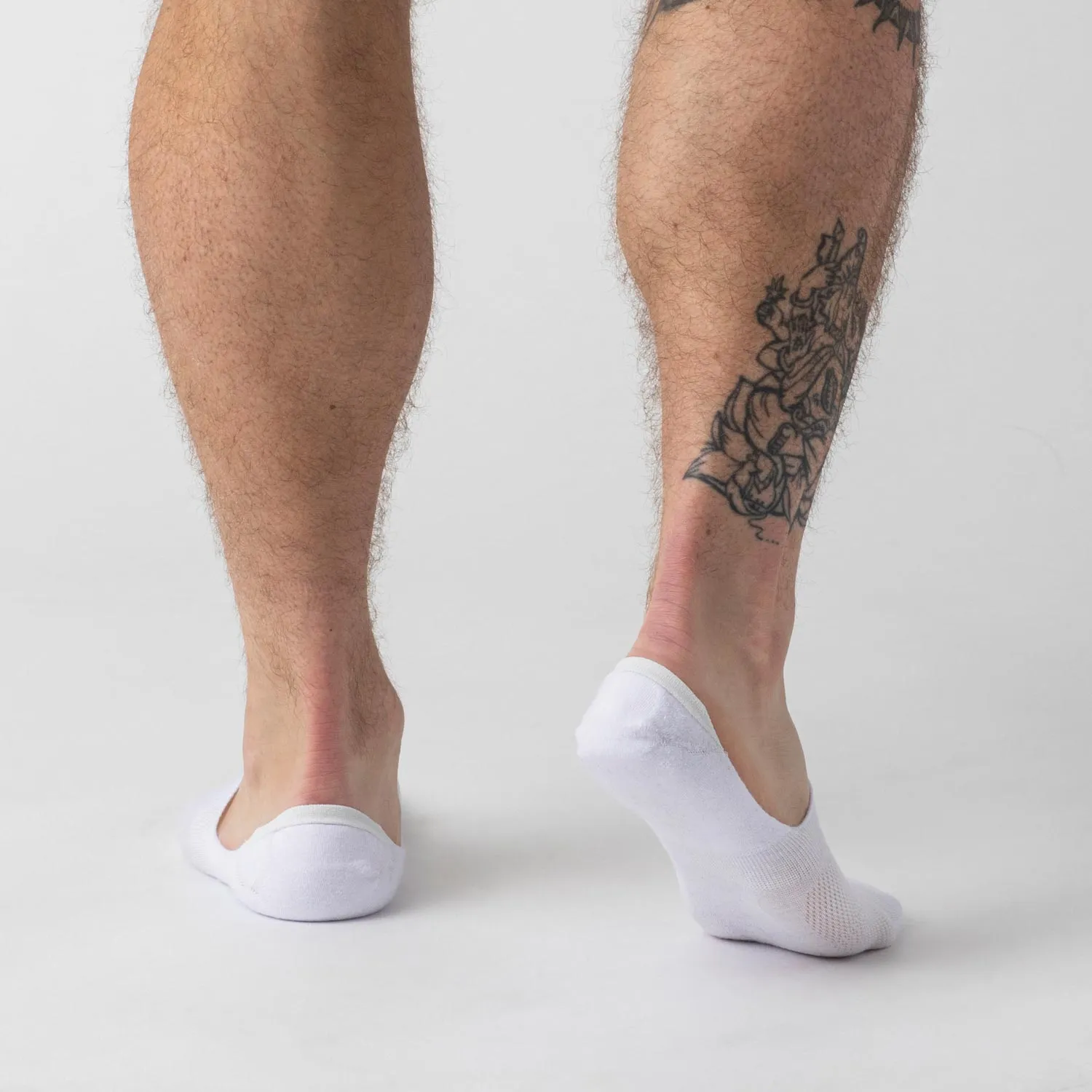 White No Show Socks 6-Pack