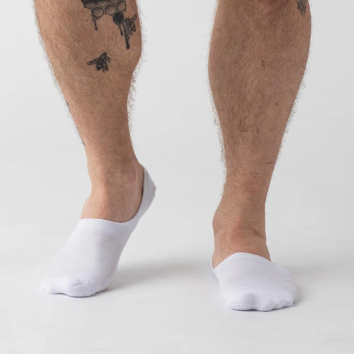 White No Show Socks 6-Pack