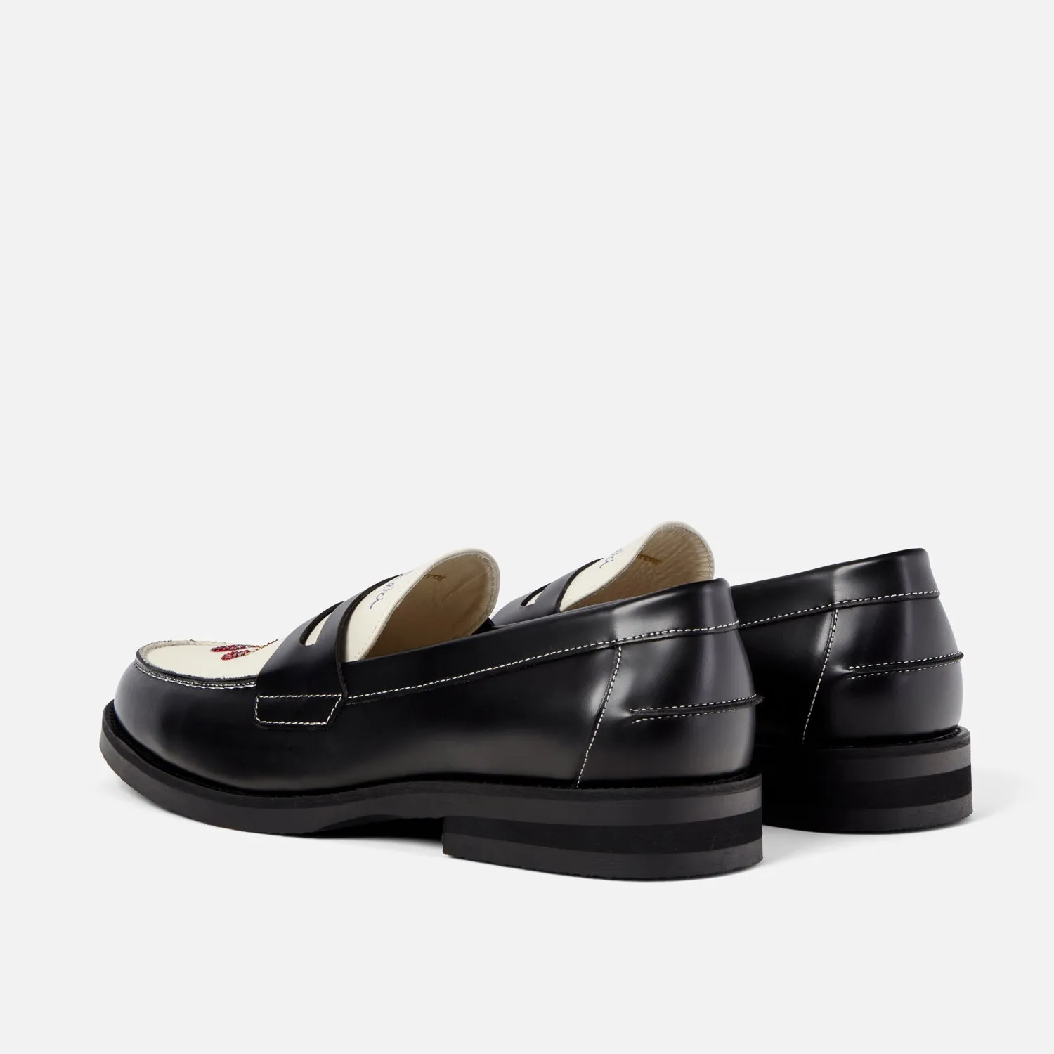Wilde Swarovski Crystals Cherry Penny Loafer - Men's