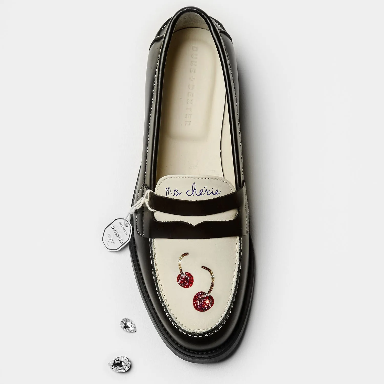 Wilde Swarovski Crystals Cherry Penny Loafer - Men's