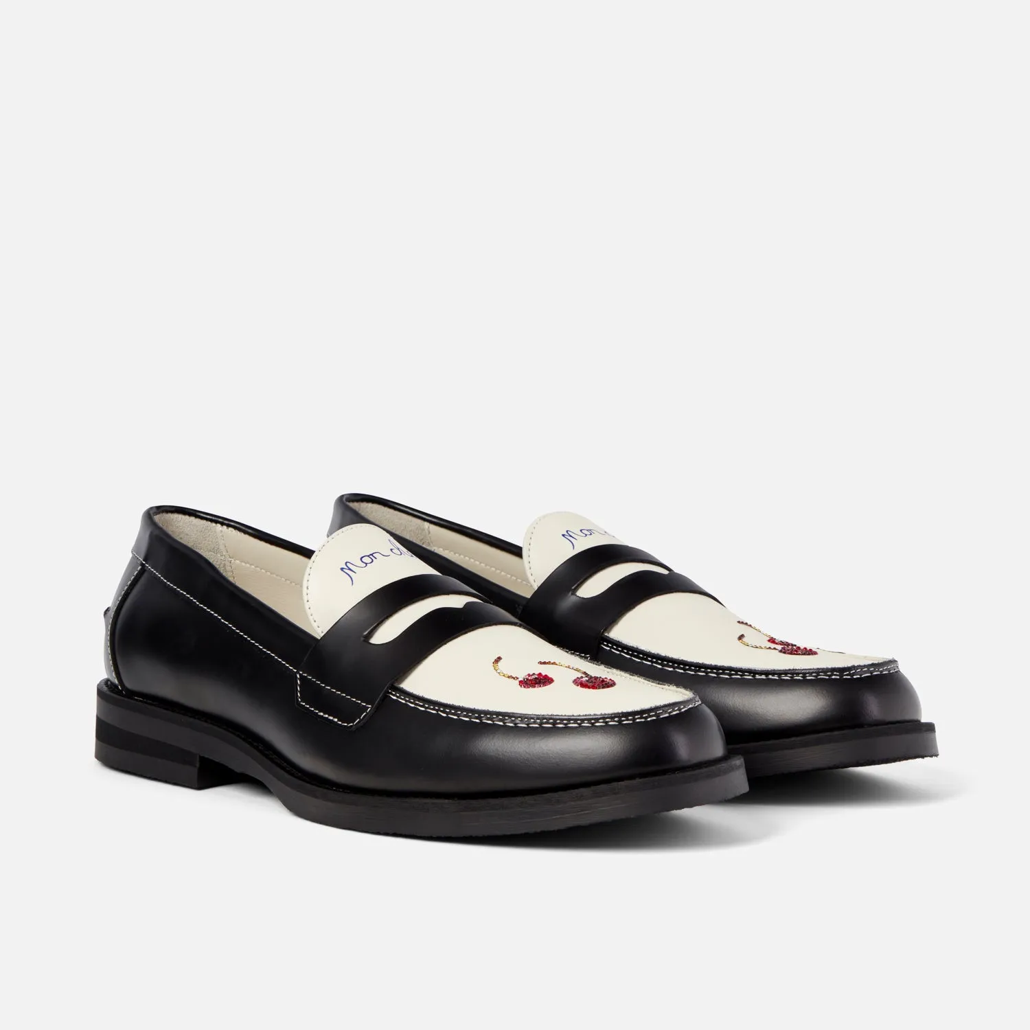 Wilde Swarovski Crystals Cherry Penny Loafer - Men's