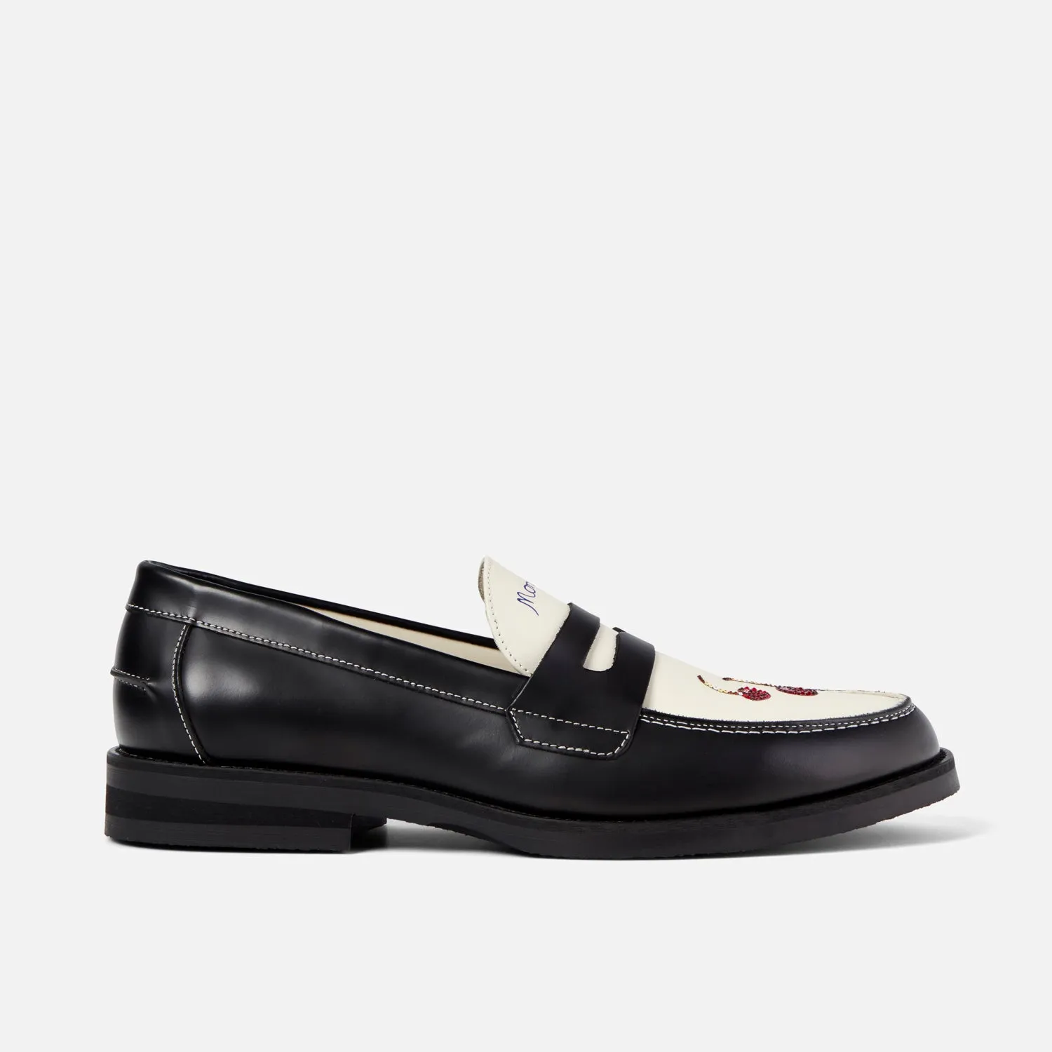 Wilde Swarovski Crystals Cherry Penny Loafer - Men's