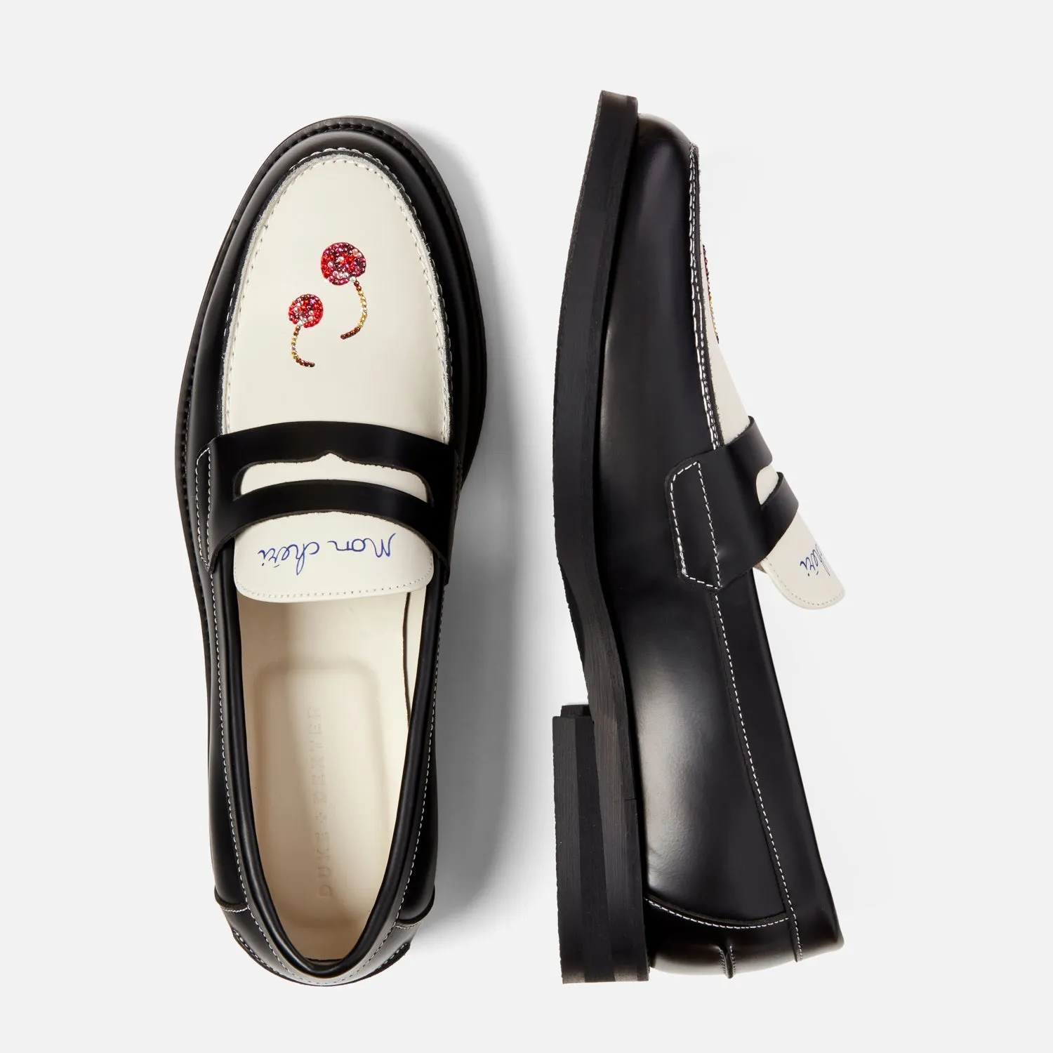 Wilde Swarovski Crystals Cherry Penny Loafer - Men's