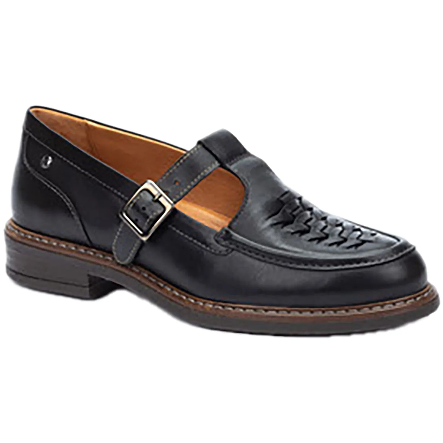 Women's Pikolinos Aldaya W8J-4862 T-Strap Black Leather