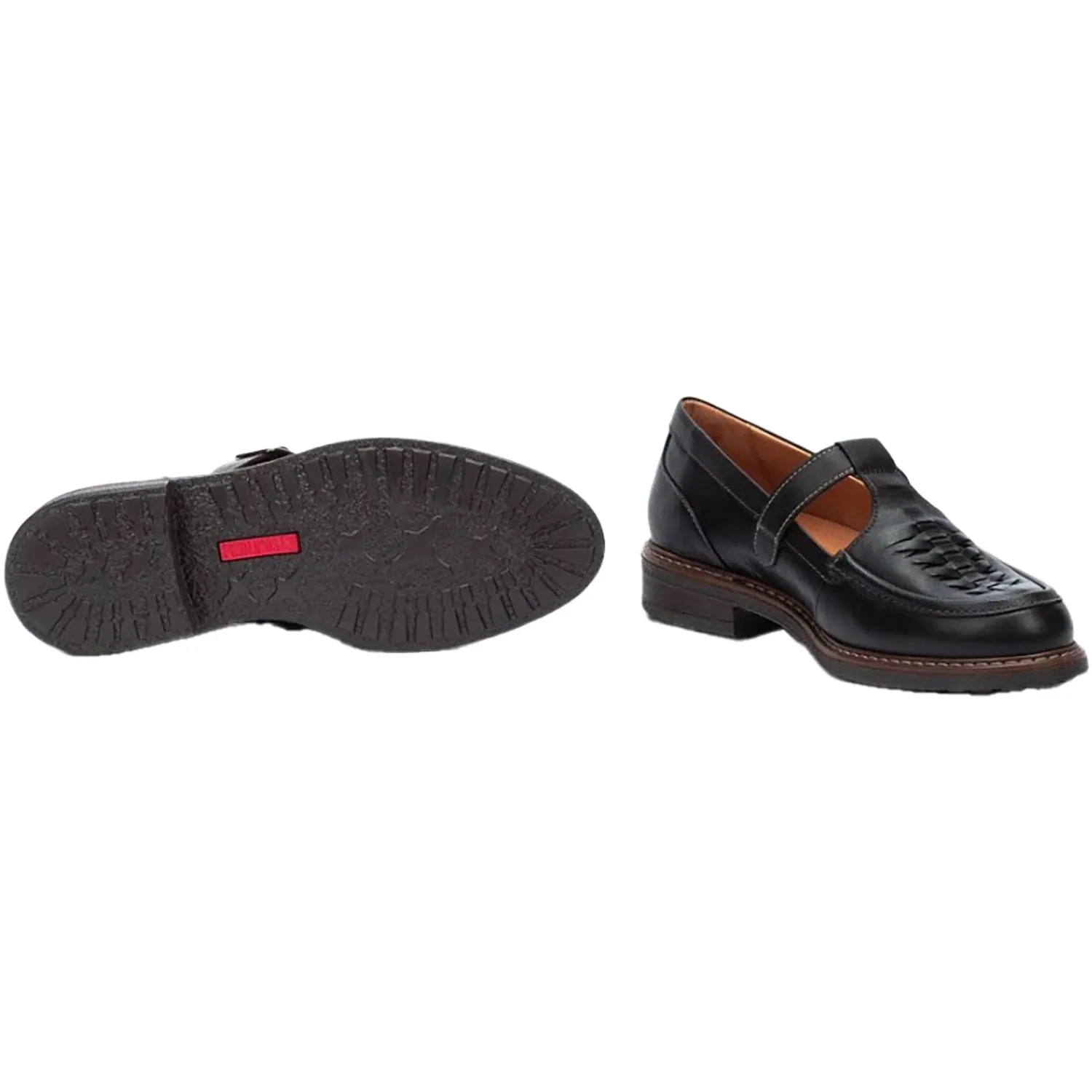 Women's Pikolinos Aldaya W8J-4862 T-Strap Black Leather