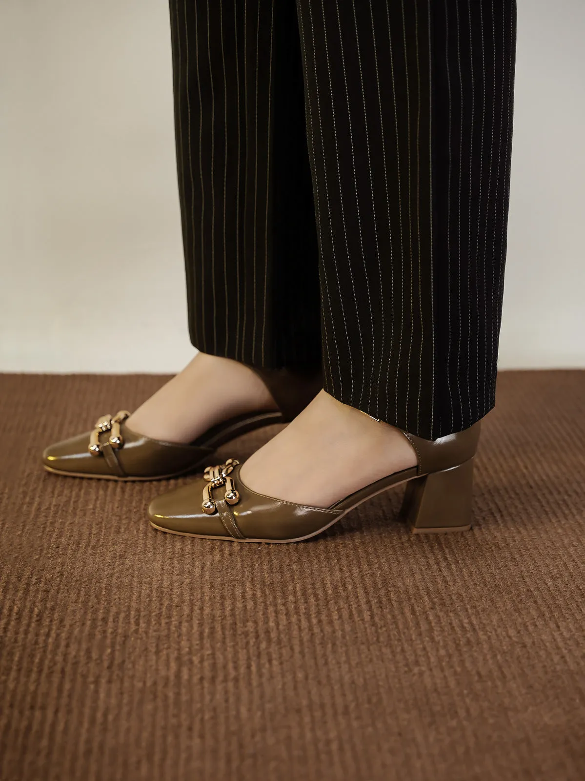 Womens "AVIVA" Decorated Ankle Strap Sandals