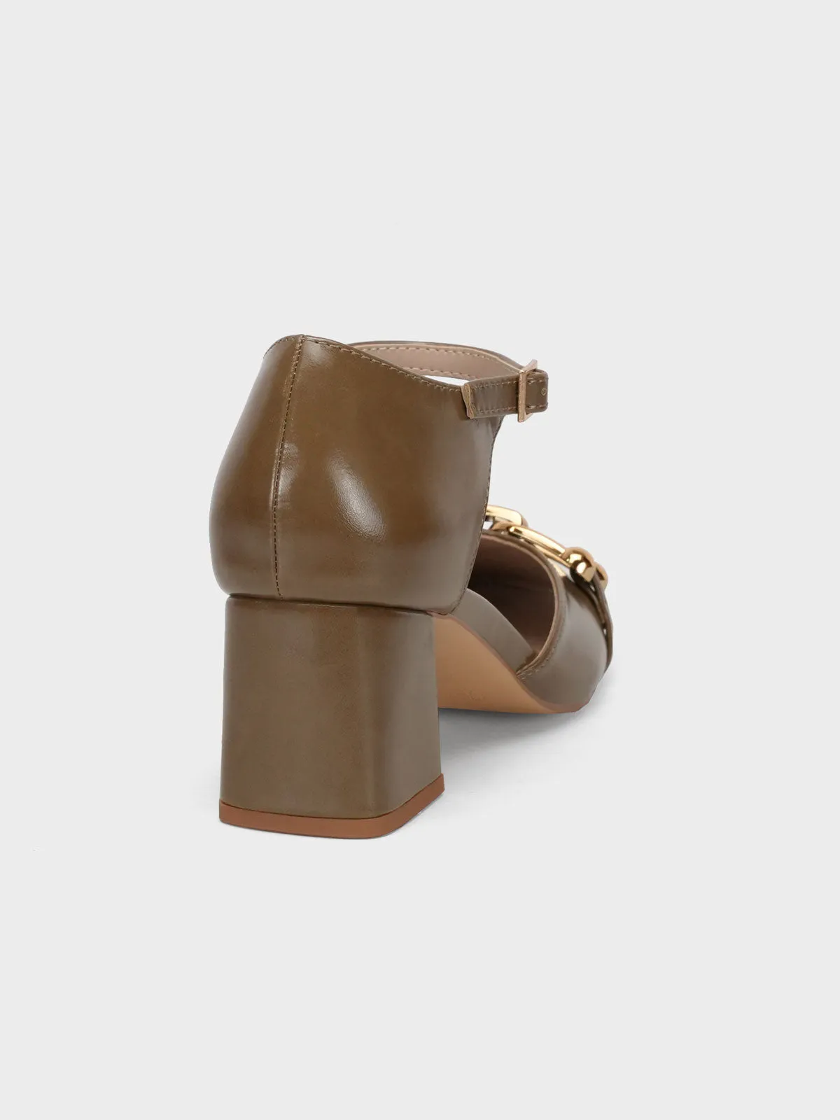 Womens "AVIVA" Decorated Ankle Strap Sandals